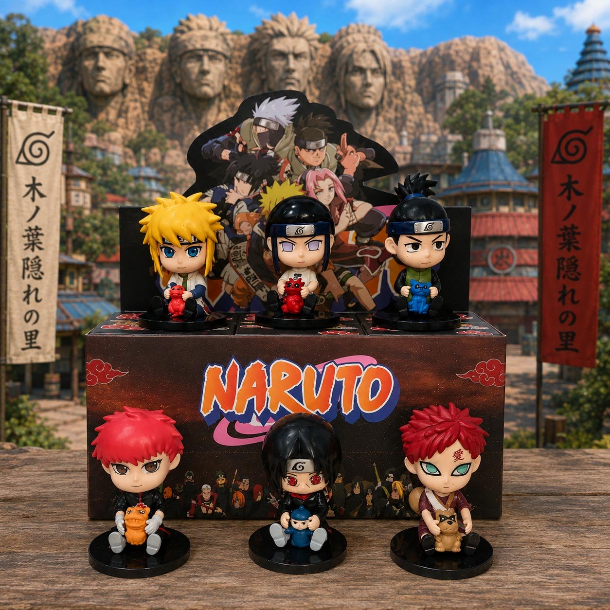 Naruto | Caja Sorpresa - Coleccionables Gashapon - 7 cm - Imagen 1